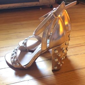 Steve Madden Pearl Embellished Heels